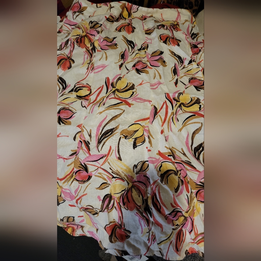 Floral Patterned Skirt